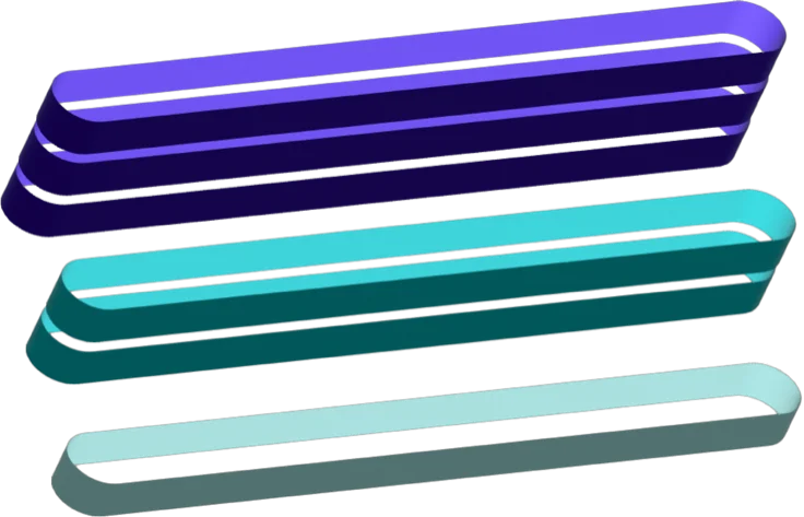 Barras 3D representando cumplimiento normativo